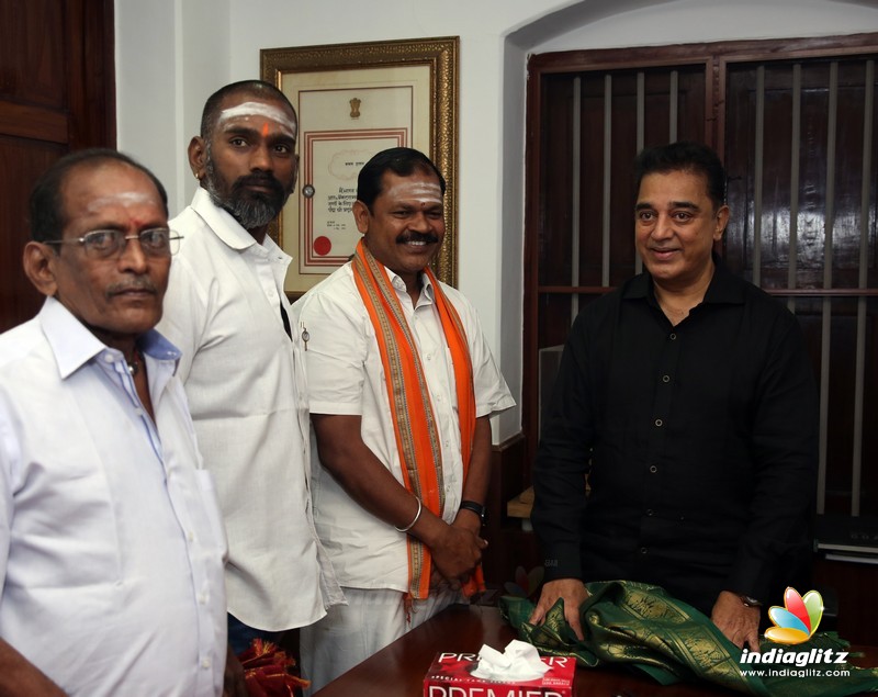 Arjun Sambath met Kamal Haasan