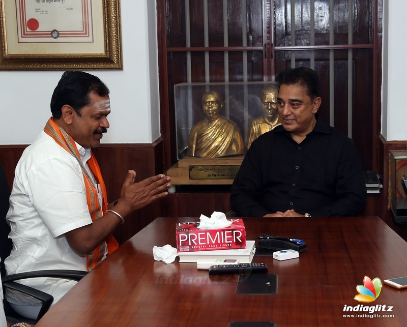 Arjun Sambath met Kamal Haasan