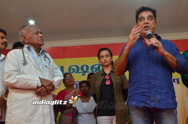 Kamal Haasan has opened Medical Camp at Avadi