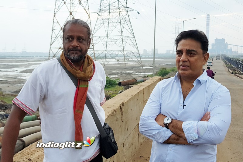 Kamal Haasan Visits Ennore Creek