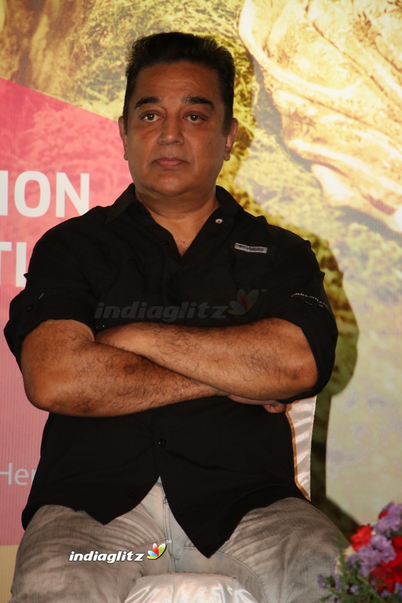 Kamal and Mani Ratnam At Viacom 18 & Film Heritage Foundation Press Meet