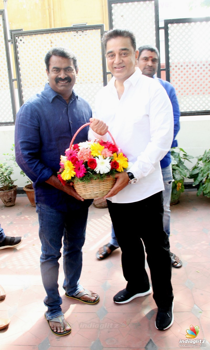 Kamal Haasan met Seeman