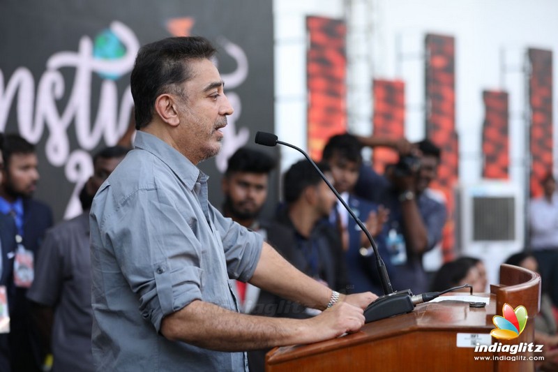 Kamal Haasan Addressing the Students at SSN College in Chennai