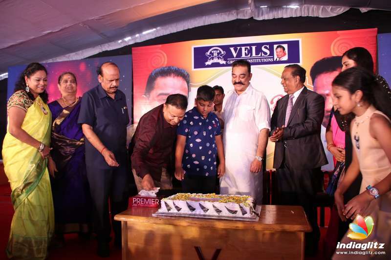 Kamal Haasan at Dr. Isari K Ganesh Birthday Celebration