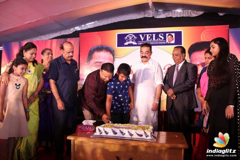 Kamal Haasan at Dr. Isari K Ganesh Birthday Celebration