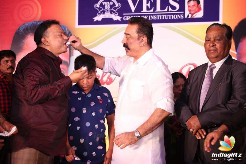 Kamal Haasan at Dr. Isari K Ganesh Birthday Celebration