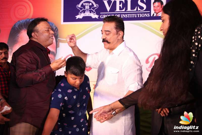 Kamal Haasan at Dr. Isari K Ganesh Birthday Celebration