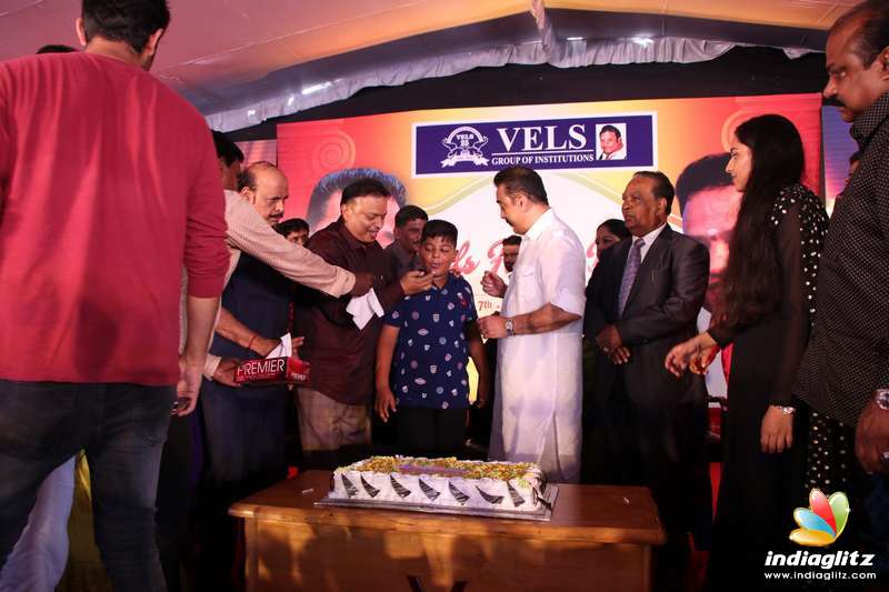 Kamal Haasan at Dr. Isari K Ganesh Birthday Celebration