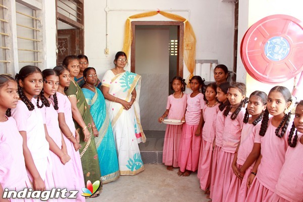 Karthi Builds New Toilets for Guntur Subbiah Pillai Girls School