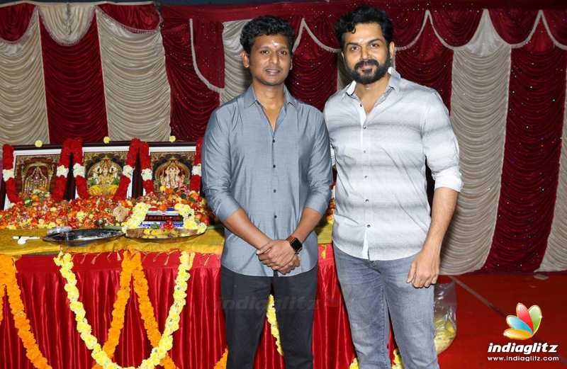 Karthi's New Movie Pooja