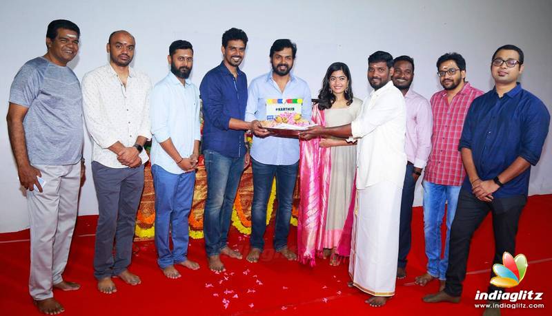 Karthi - Rashmika's New Movie Pooja