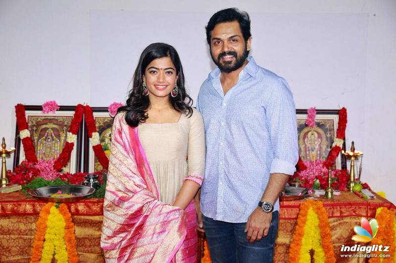 Karthi - Rashmika's New Movie Pooja