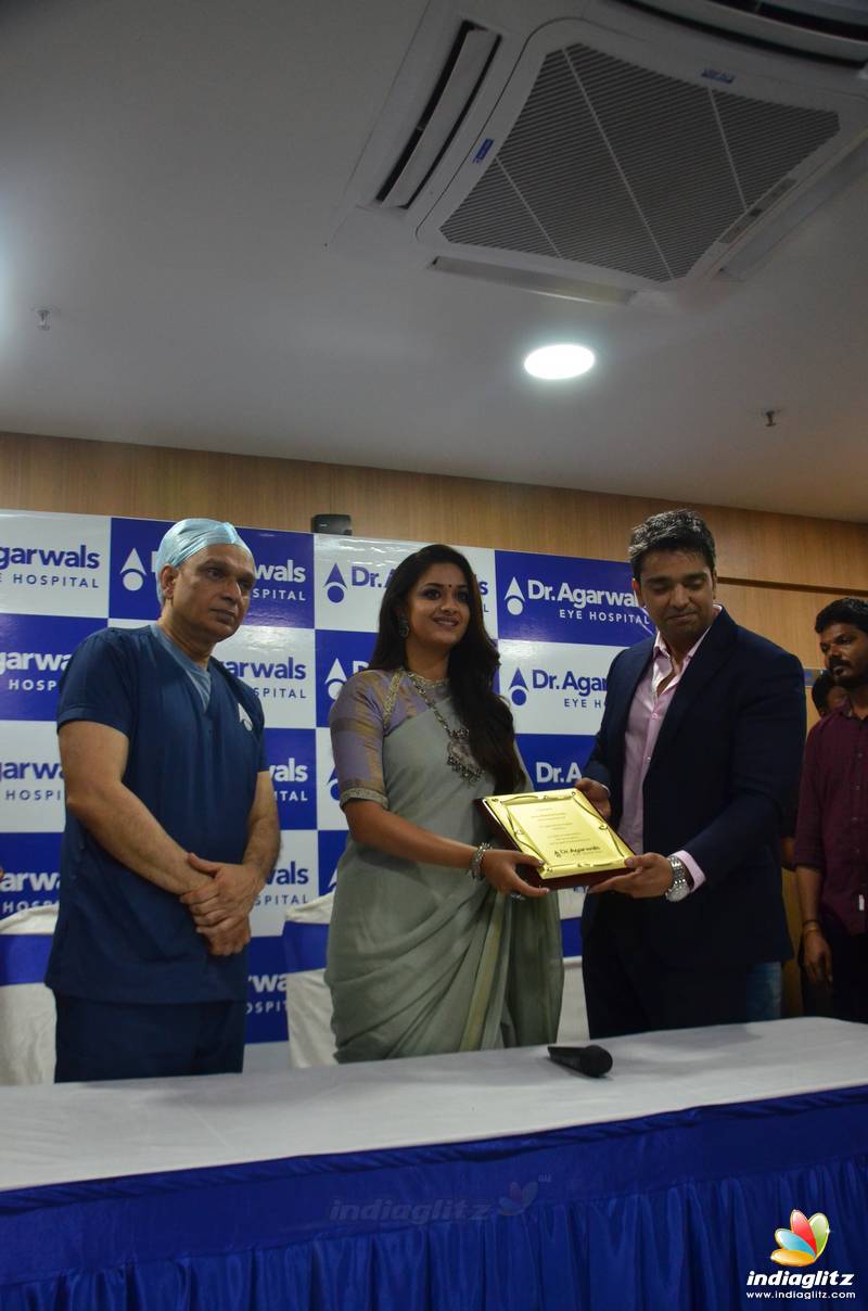 Keerthy Suresh Launches Agarwal Eye Hospital