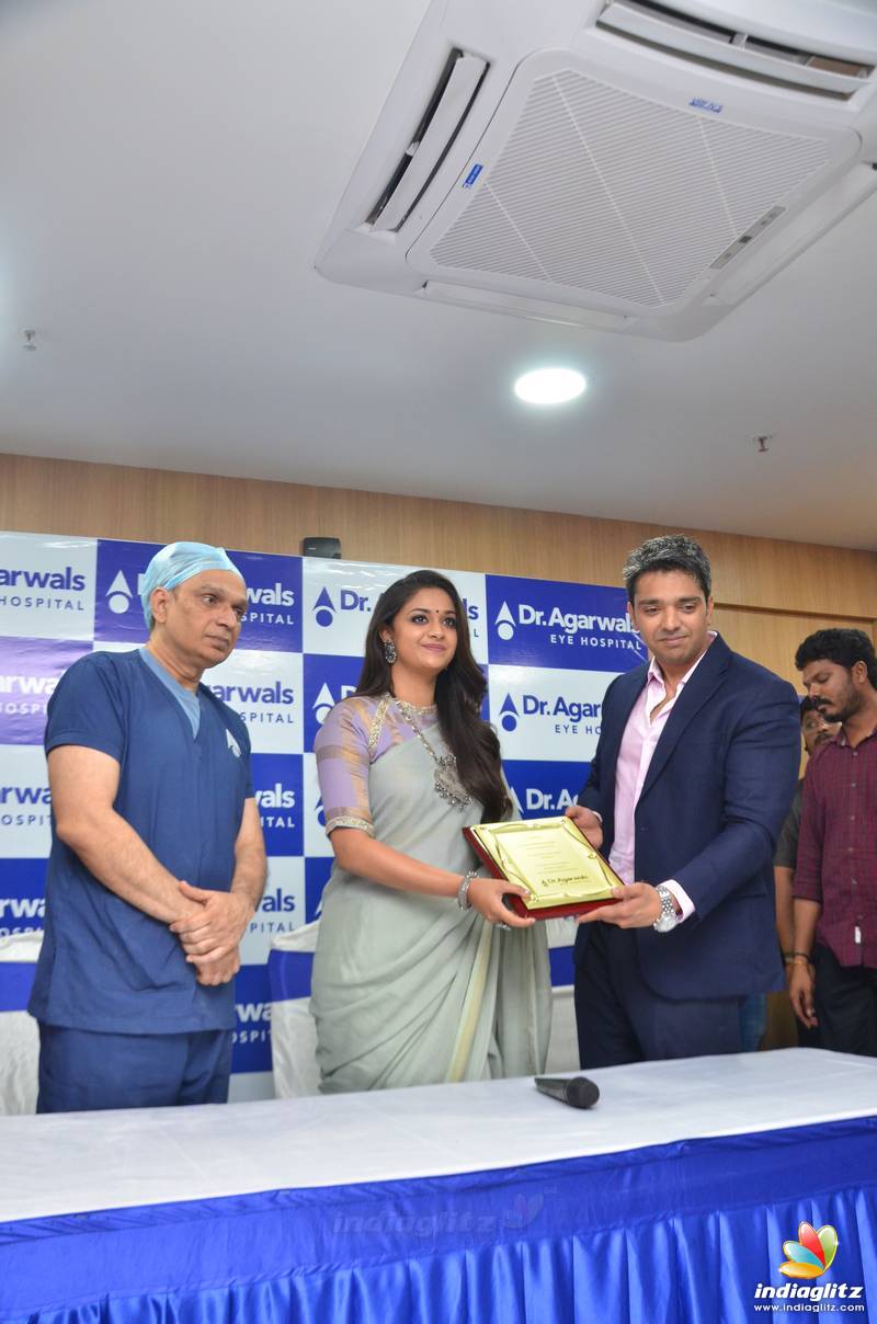 Keerthy Suresh Launches Agarwal Eye Hospital