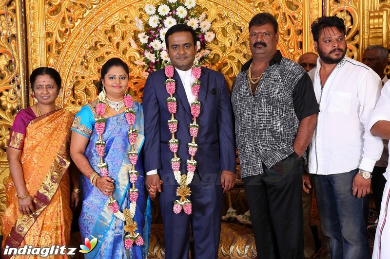 Lakshmi Movie Makers Muralidharan's son Gokul Krishnan-Roopini Wedding Reception