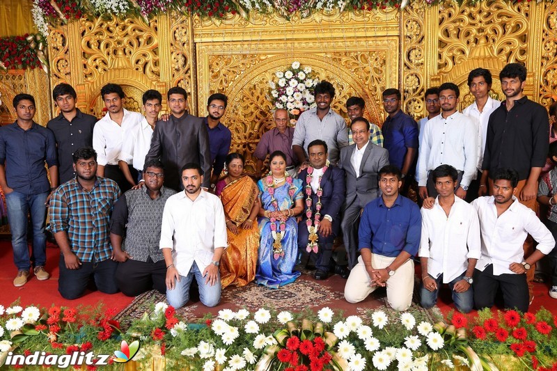 Lakshmi Movie Makers Muralidharan's son Gokul Krishnan-Roopini Wedding Reception