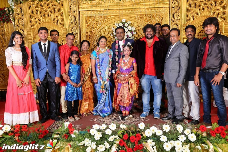 Lakshmi Movie Makers Muralidharan's son Gokul Krishnan-Roopini Wedding Reception