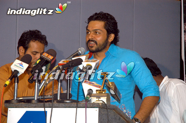 Karthi Releases Malarinum Melliya Audio