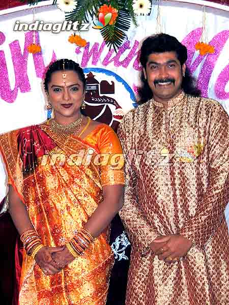 Actress Manjari's  Wedding Reception