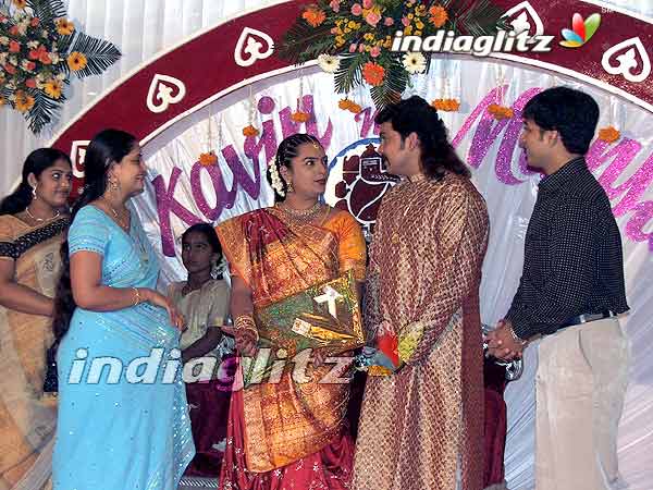 Actress Manjari's  Wedding Reception