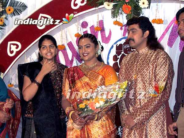 Actress Manjari's  Wedding Reception