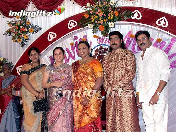 Actress Manjari's  Wedding Reception