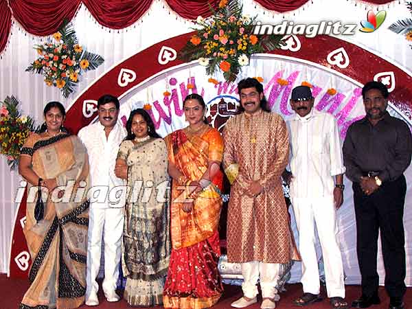 Actress Manjari's  Wedding Reception