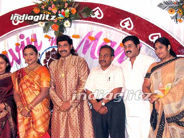 Actress Manjari's  Wedding Reception