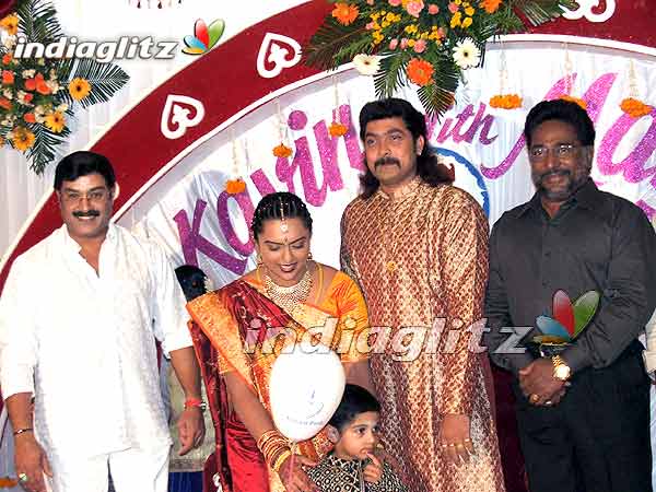 Actress Manjari's  Wedding Reception