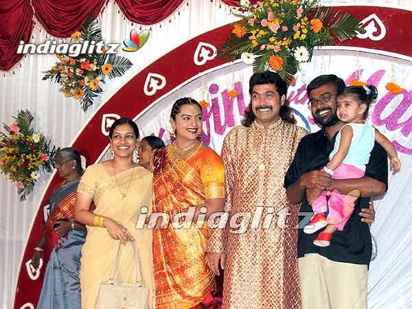 Actress Manjari's  Wedding Reception