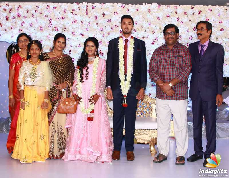 Mano Bala Son Harish - Priya Wedding Reception Stills