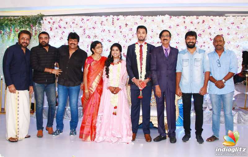 Mano Bala Son Harish - Priya Wedding Reception Stills