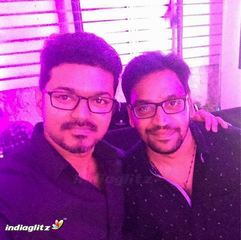 Thalapathy Vijay hosts success party for 'Mersal'