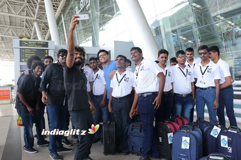 Actor Mime Gopi Flight Trip to Madurai with Underprivileged Kid