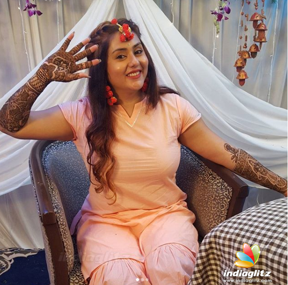 Namitha and Veera Mehendi Ceremony