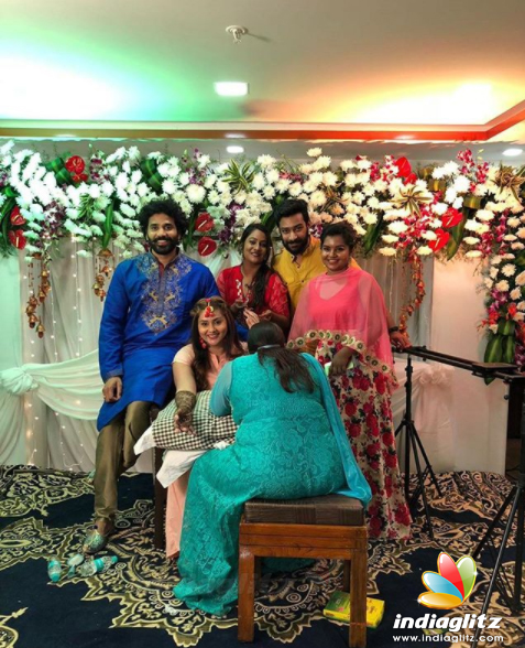 Namitha and Veera Mehendi Ceremony