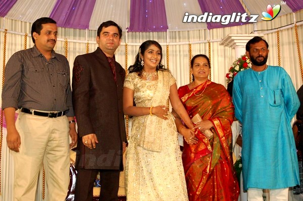 Navya Nair Wedding Reception