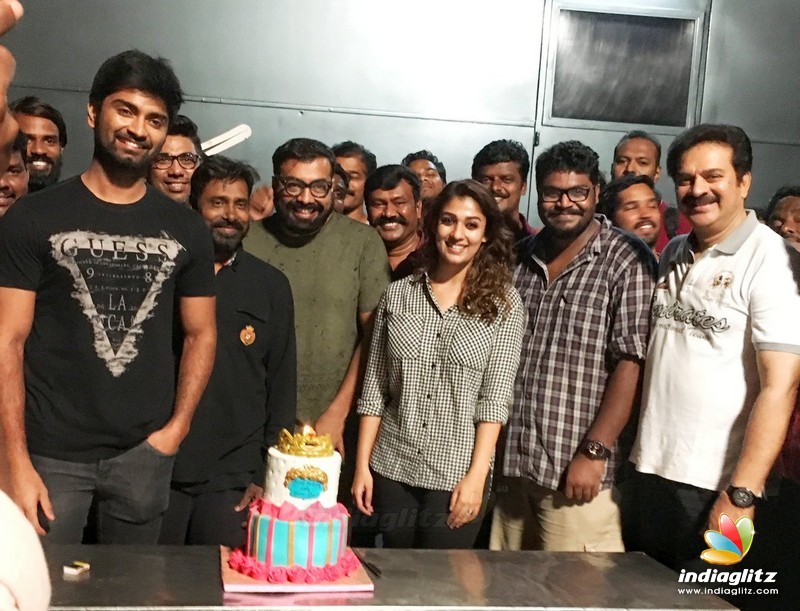 Nayantara Birthday Celebration at Imaikka Nodigal Shooting Spot