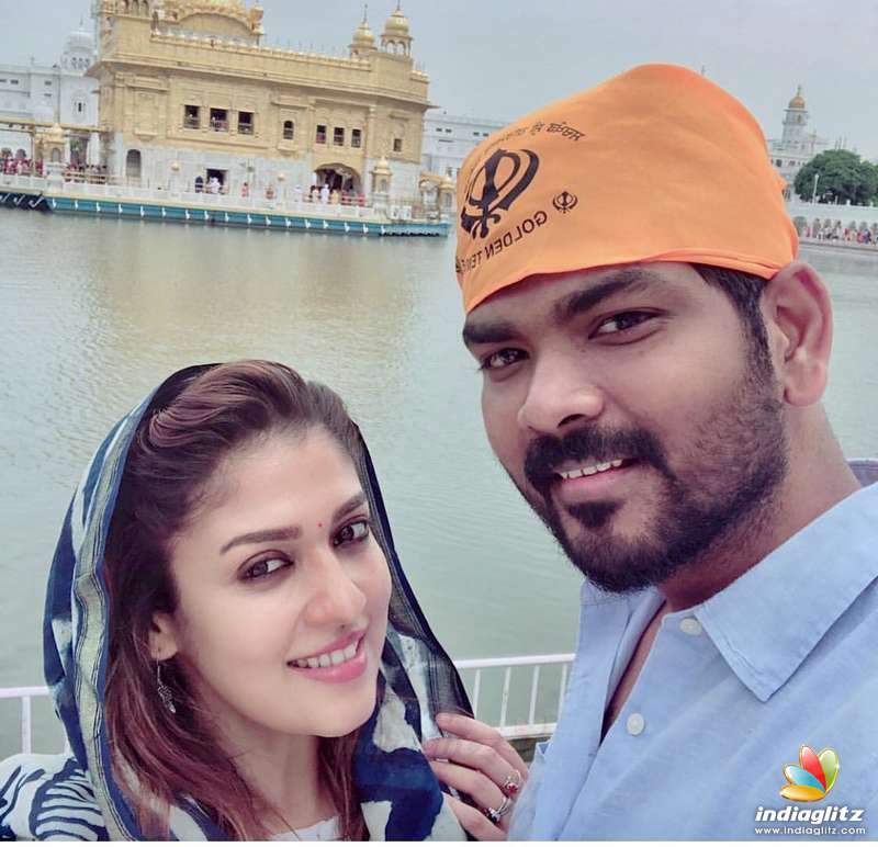 Naynathara & Vignesh Shivn Visited Golden Temple