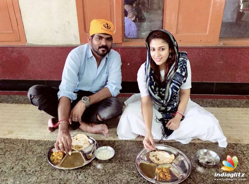 Naynathara & Vignesh Shivn Visited Golden Temple