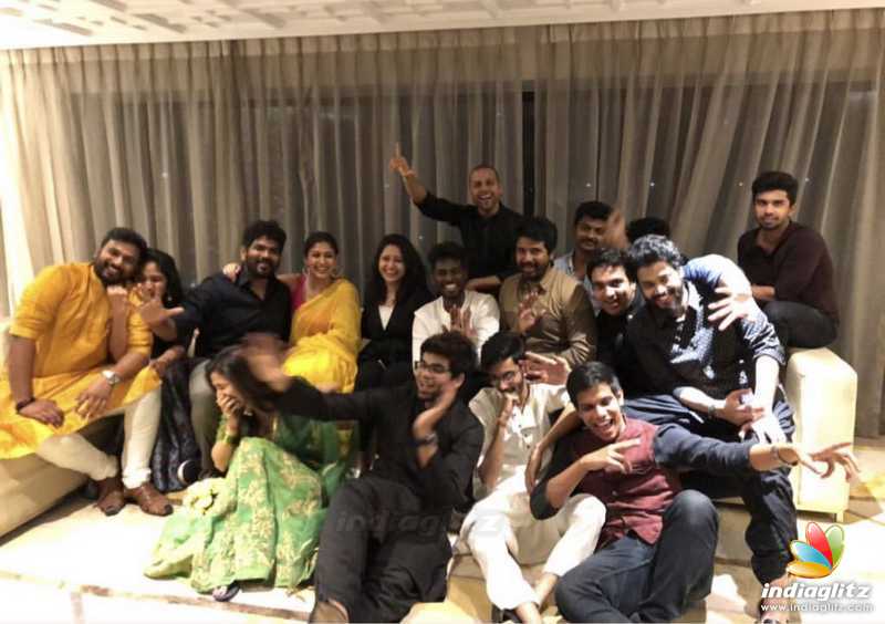 SK, Anirudh, Atlee at Nayan Vikki Diwali Celebration