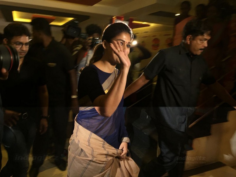 Nayanthara at Kasi theater 'Aramm' Movie Screening