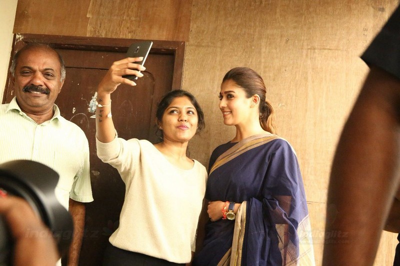 Nayanthara at Kasi theater 'Aramm' Movie Screening