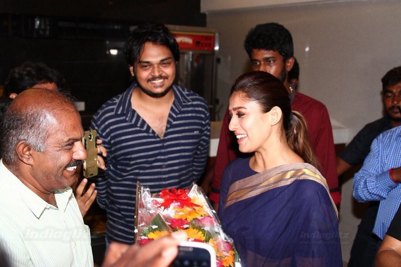 Nayanthara at Kasi theater 'Aramm' Movie Screening