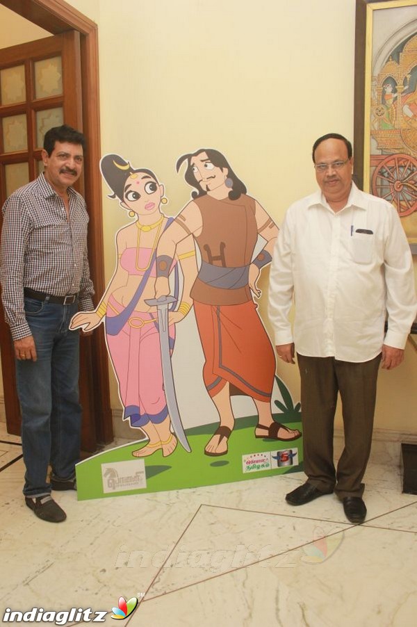 'Ponniyin Selvan' 2D Animation Movie Launch and Press Meet