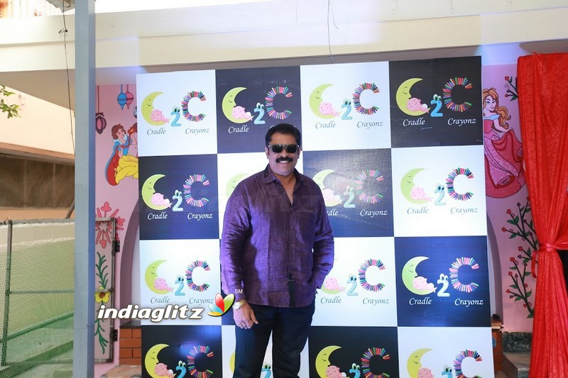 Poornima Bhagyaraj at the launch of Cradle 2 Crayonz