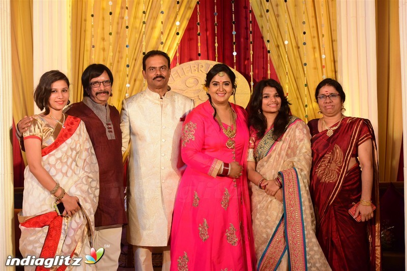 Actress Radha -  Rajasekaran Nair  25th year Wedding Anniversary