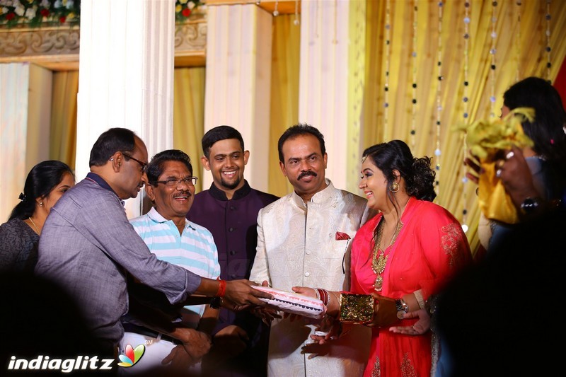 Actress Radha -  Rajasekaran Nair  25th year Wedding Anniversary