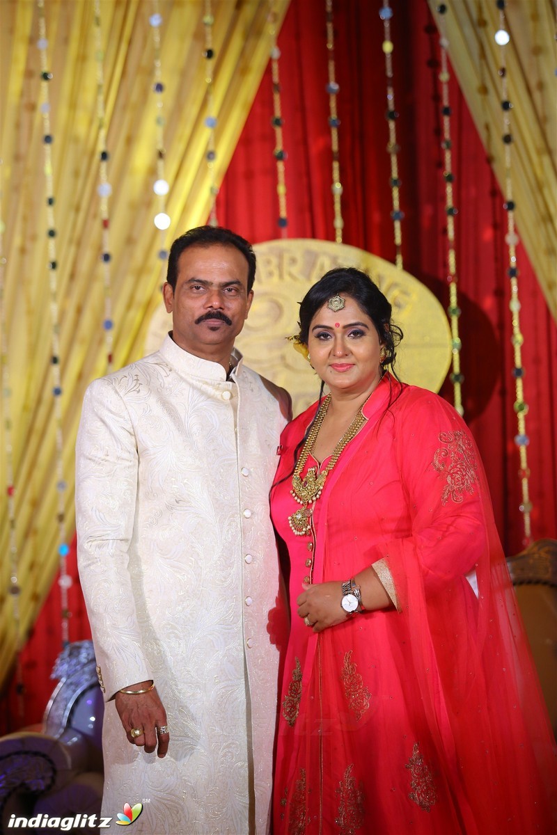 Actress Radha -  Rajasekaran Nair  25th year Wedding Anniversary