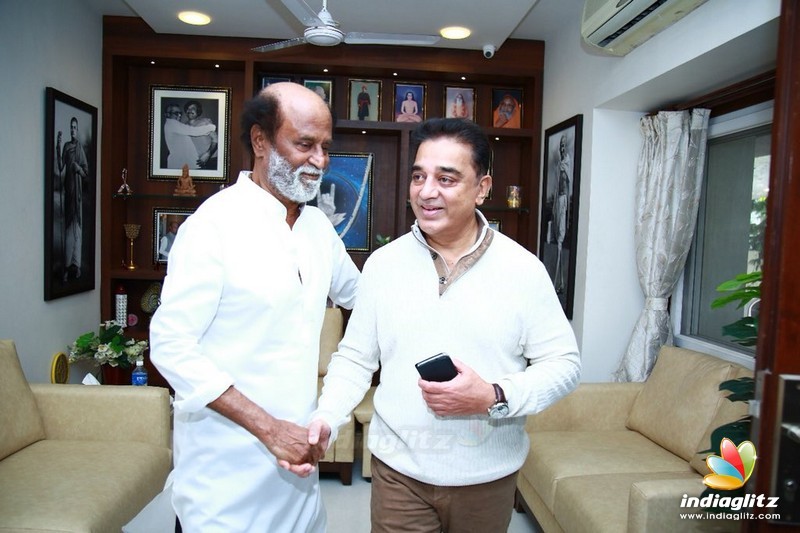 Kamal Haasan Met Rajinikanth